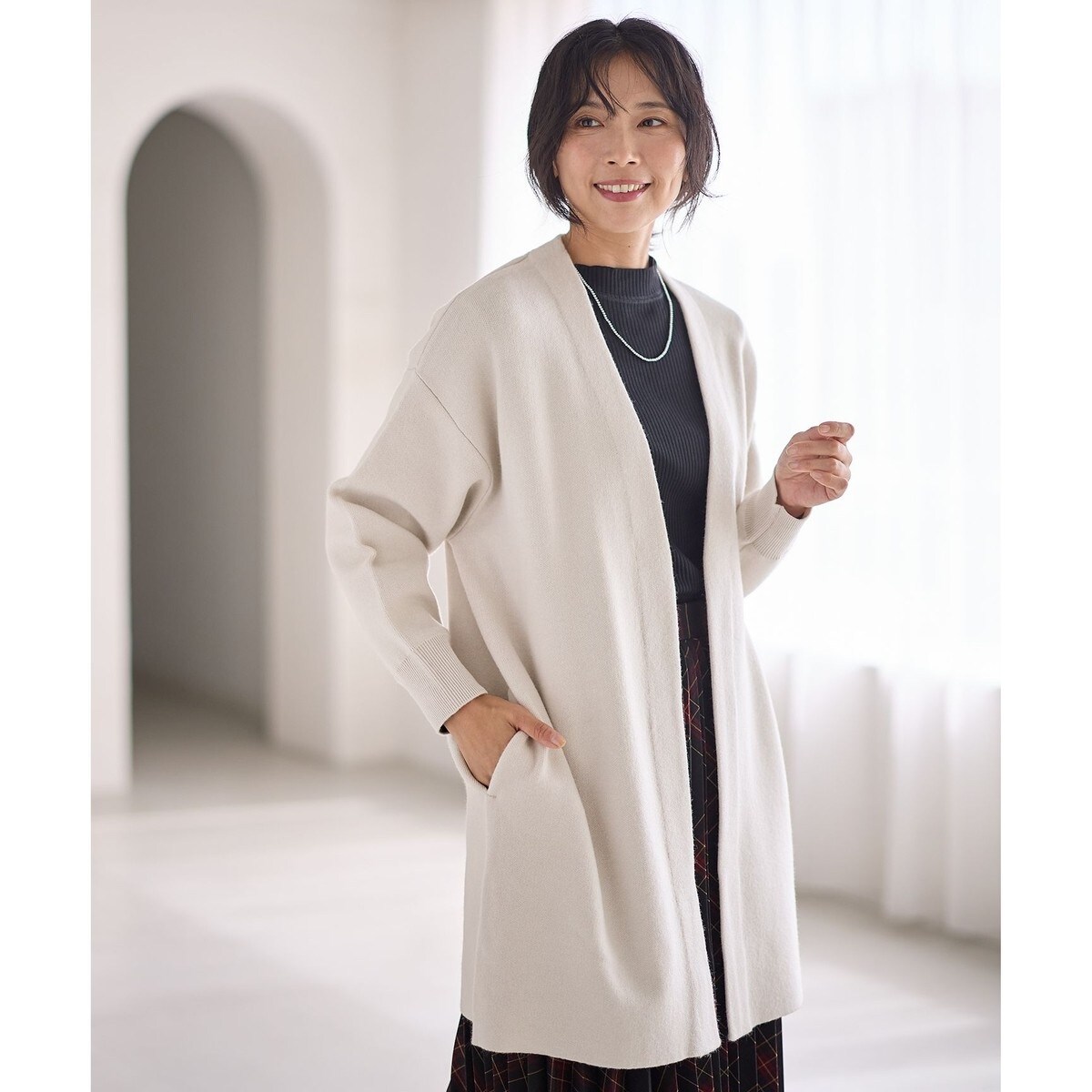 洗濯機可】ストレッチコーディガン | エニィ(ANY) | マルイウェブチャネル