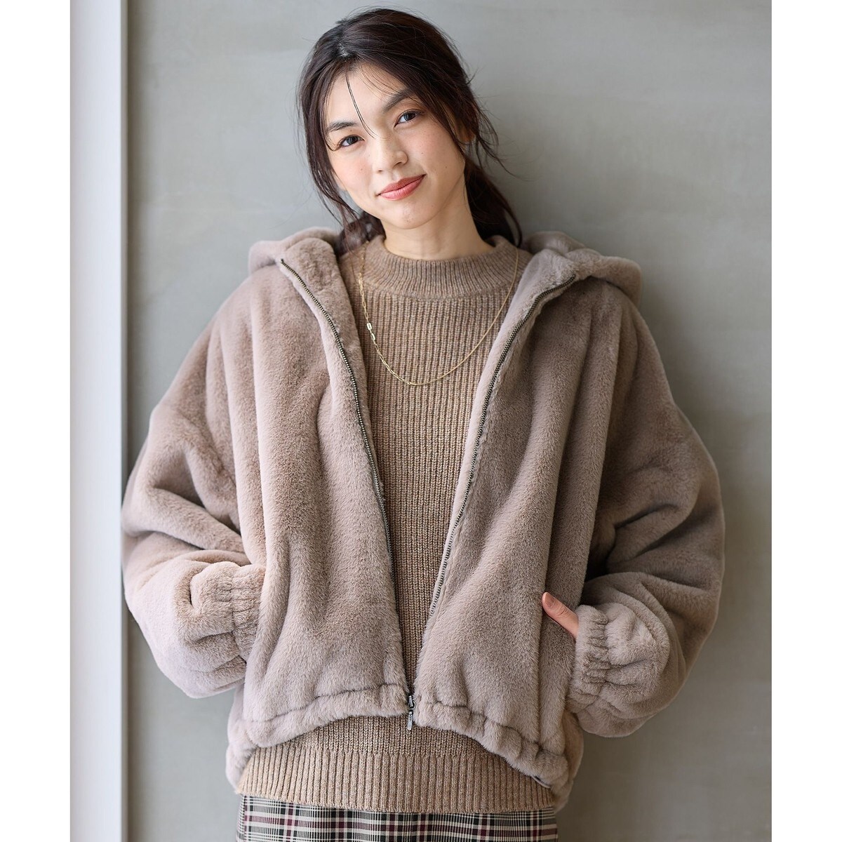 しみたか　　☆フレームワーク☆ エコファーブルゾン 手洗い可】ファーブルゾン | エニィ(ANY) | マルイウェブチャネル