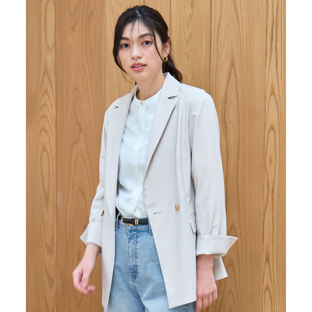 unfilo Light Move ショートブルゾン M 新品 UNFILO ブルゾン アウター 「UVケア/接触冷感/撥水」Light Move