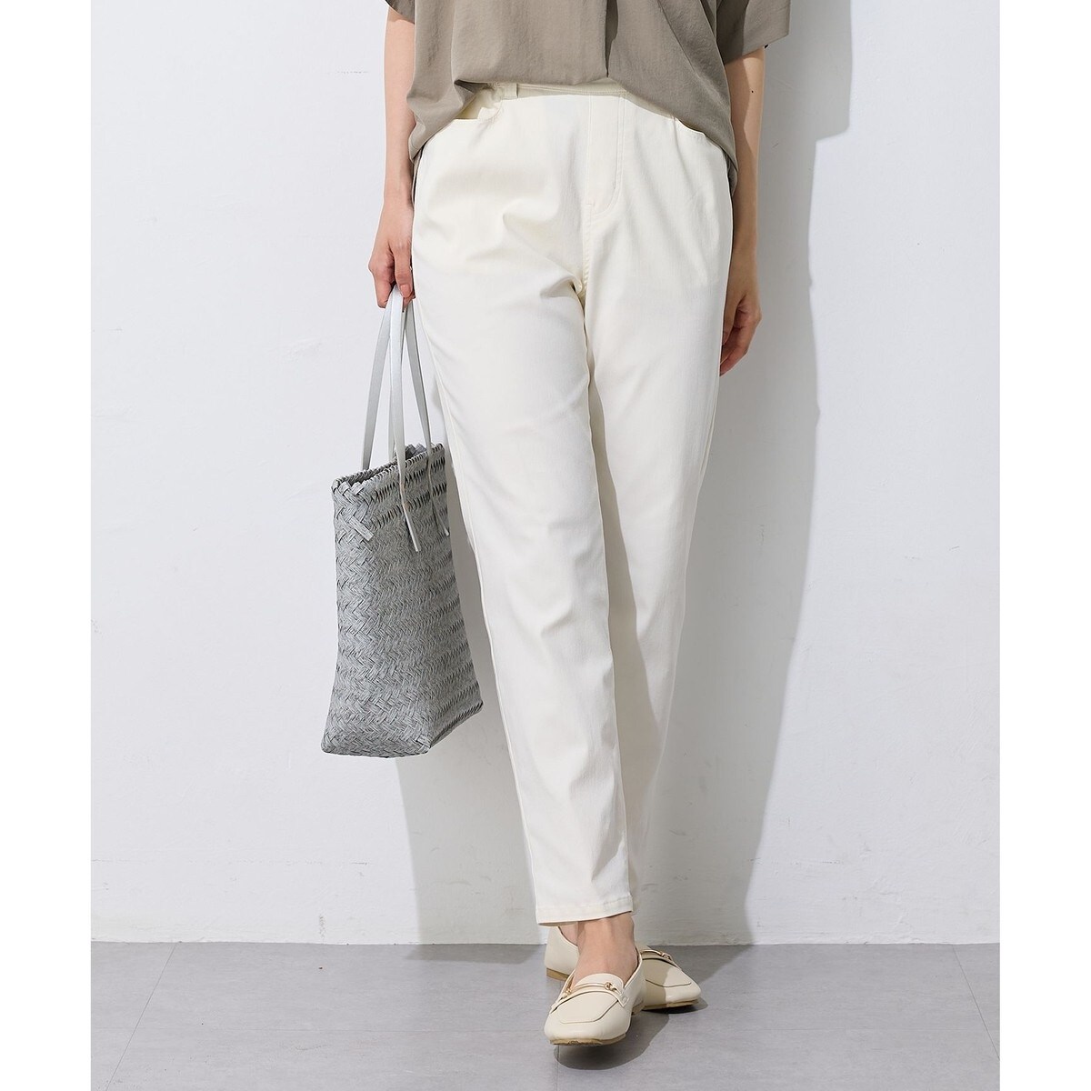 【新色追加/ウエストゴム/ストレッチ】7daysデイリーパンツ