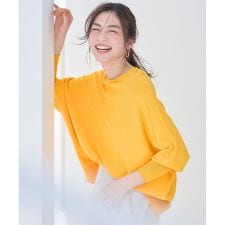 【洗濯機可/UVカット/接触冷感】クールタッチボクシーニット