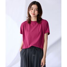 【新色追加/洗濯機可/接触冷感/UVケア】エニィファンクションフレンチスリーブTシャツ