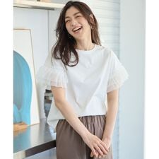 【洗濯機可/接触冷感/UVケア】ソロナチュールスリーブプルオーバー