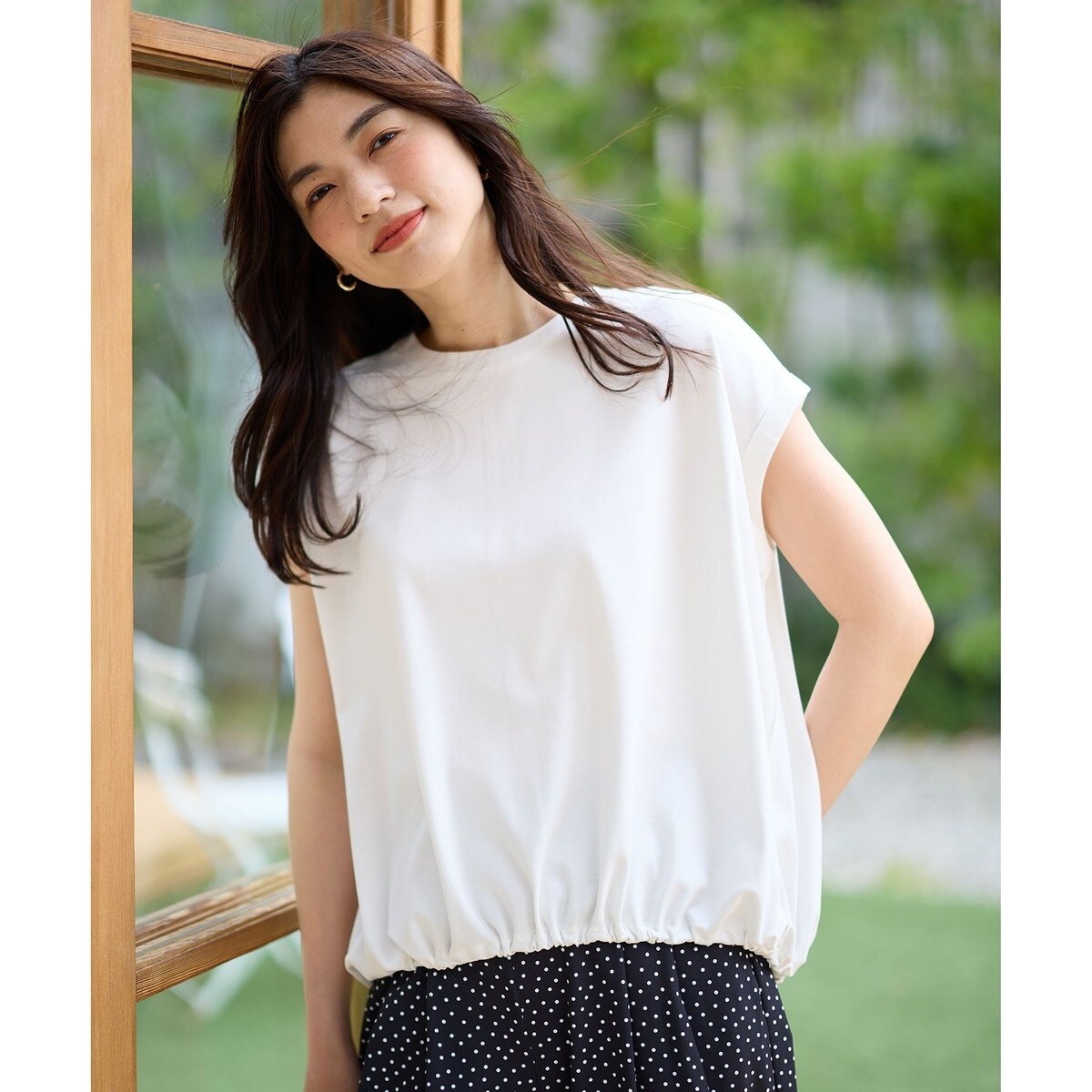 シルケットスムースドロストＴシャツ