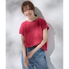 ヨーロピアンリネンツイストスリーブブラウス