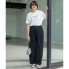 【洗濯機可/ウエストゴム】撥水バレルパンツ