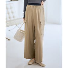 エニィ(ANY)の【洗濯機可/ウエストゴム】カーゴタックパンツ