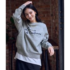 刺繍ロゴニット