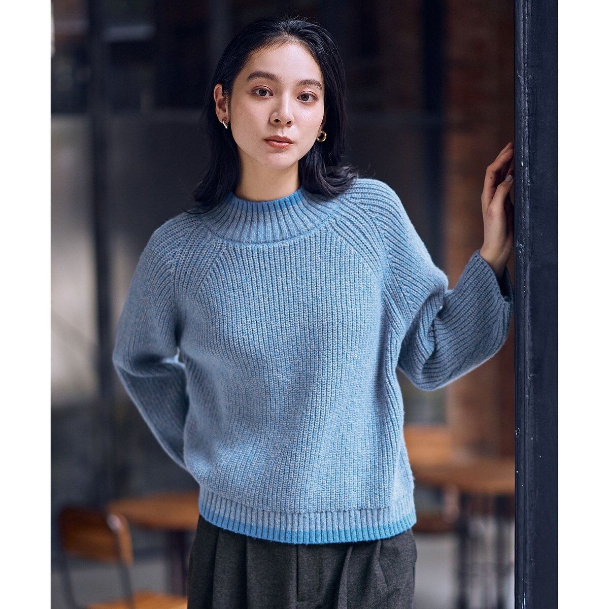 5色展開】バイカラーMIXニット | エニィ(ANY) | マルイウェブチャネル