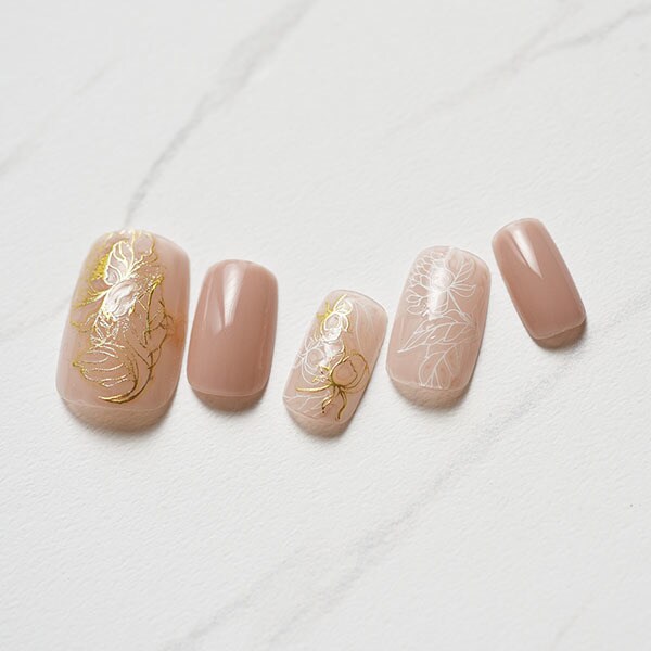 メタルフラワー柄ネイルシール セルフジェルネイル向け スタイロ Styiro 981 1601 ファッション通販 マルイウェブチャネル