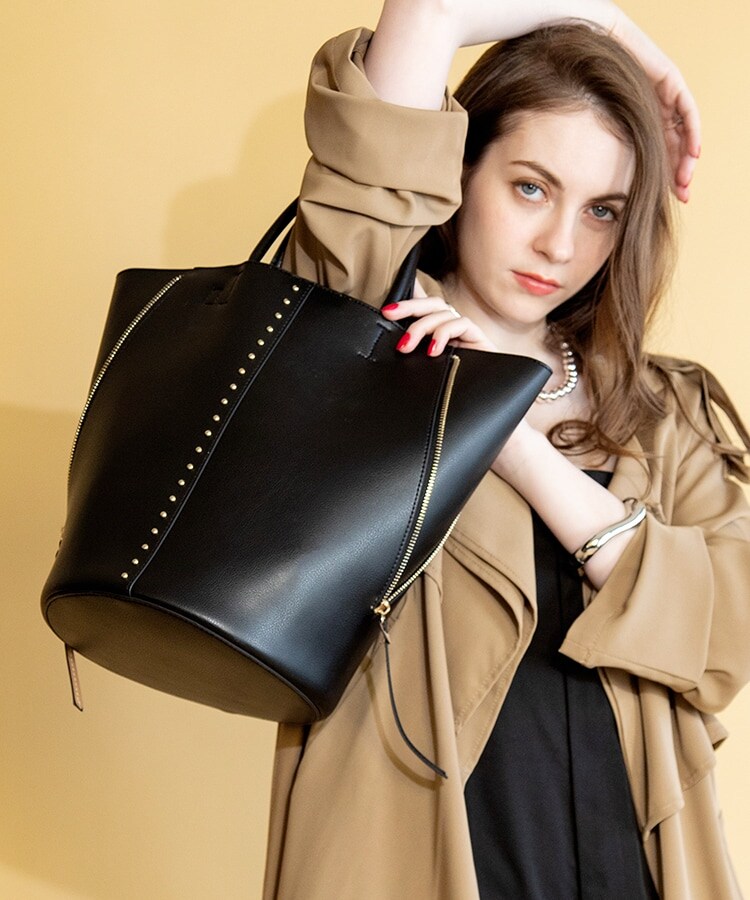 ZADIG & VOLTAIRE★スタッズがかわいいバケツバッグ ショルダー 024-6081_bk_06.jpg?basethum=225