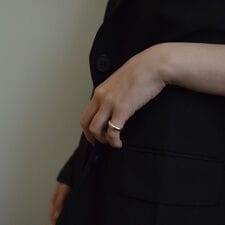 ニッケルフリー メタルピンキーリング