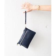 牛革2wayショルダー/クラッチ