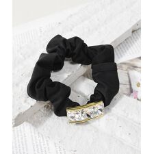 ビジュー調くしゅくしゅヘアゴム