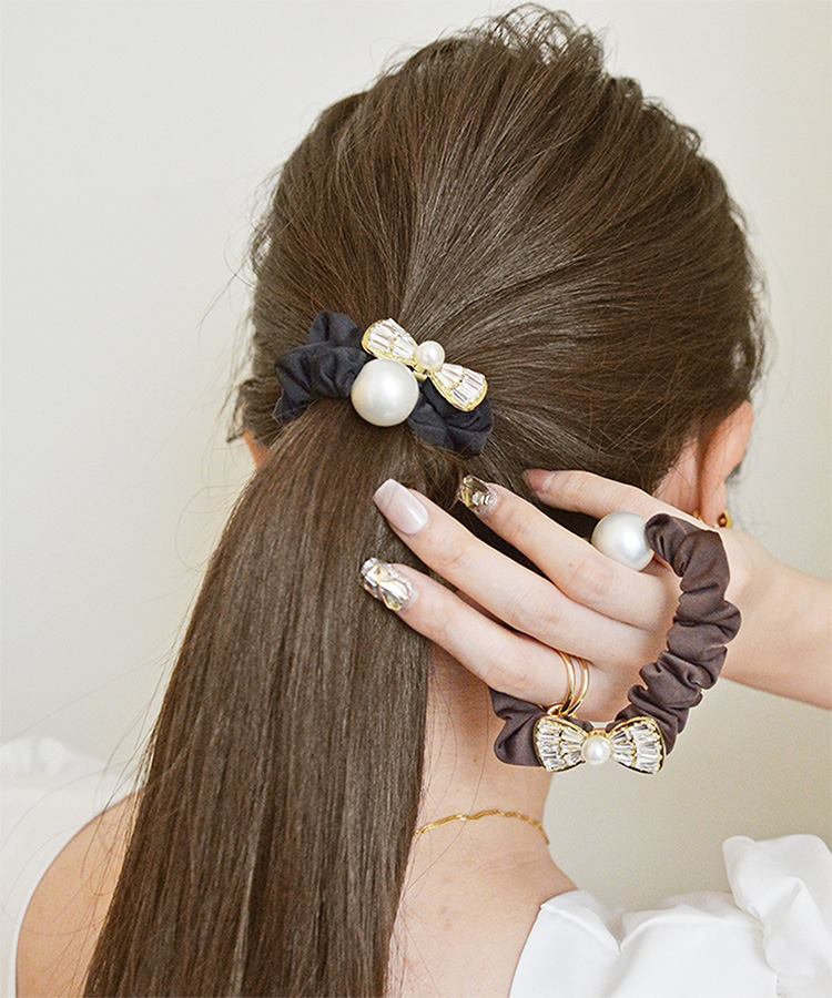 レディース シュシュ・ヘアゴム (セレモニー・入学式・卒業式) の一覧