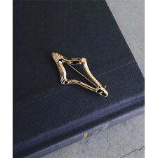 メタルフレームブローチ