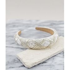 スタイロ(styiro)のビーズ刺繍カチューシャ