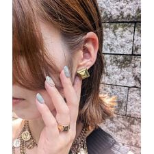 ニッケルフリー アンティークスタッズデザインピアス