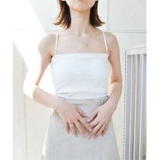 なめらかカップ付きチューブトップ キャミソール