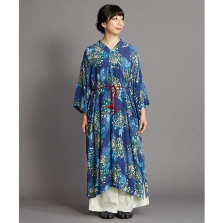 カヤ こぼれ菊 着物風ワンピース チャイハネ Cayhane 7ia 1105 ファッション通販 マルイウェブチャネル