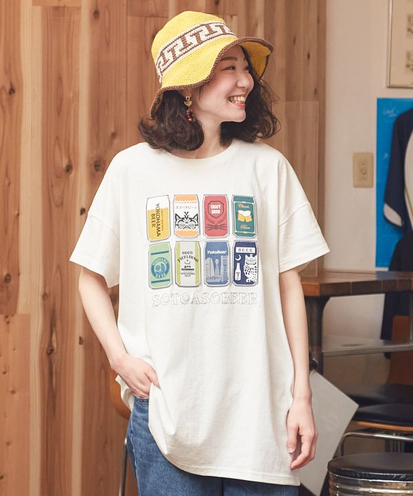 チャイハネ】YOKOHAMA BEER×grn×Amina ヨコビTシャツ | チャイハネ