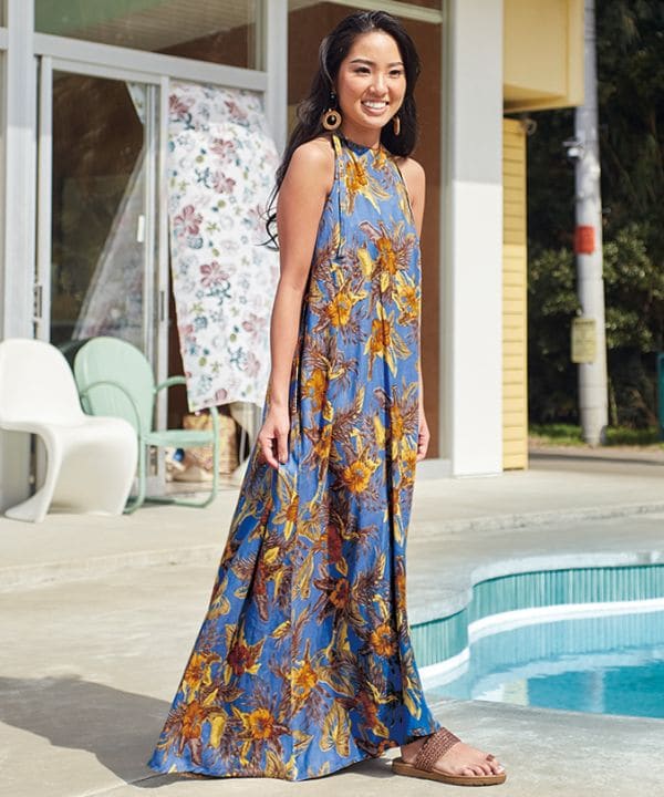 Kahiko】ロアマナホルターネックワンピース | チャイハネ(CAYHANE