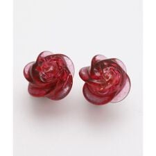 カヤ(kaya)の【カヤ】透け梅ガラスピアス