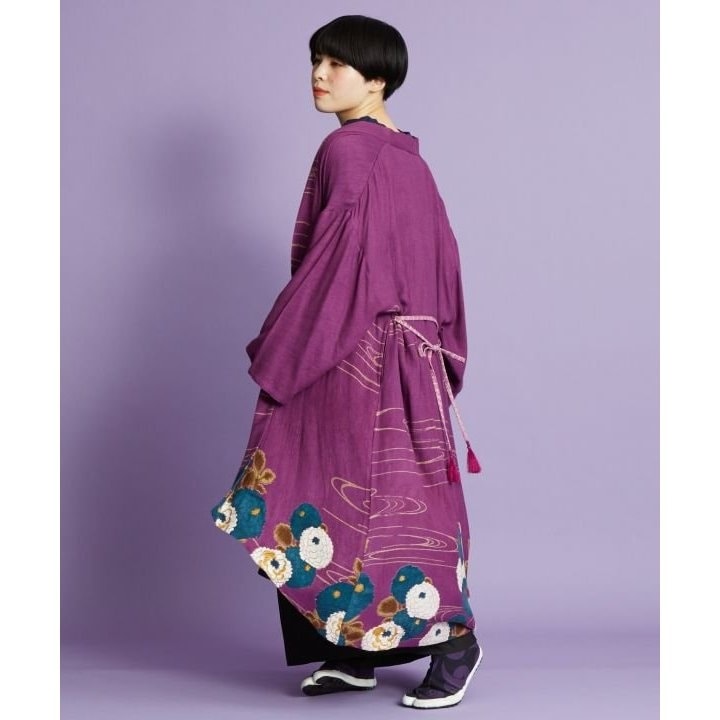 カヤ】【UVカット加工】菊薫る長丈羽織 | カヤ(kaya) | マルイ