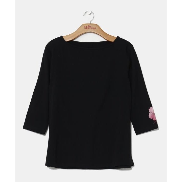 LANVIN en Bleu ランバンオンブルー ギャザーグログランドロスト カットソー 良好 サイズ:38 3246714 カーキ  レディース  トップス ギャザーグログランドロストカットソー | ランバン オン ブルー