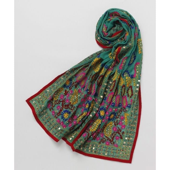 ラメ刺繍チュールショール | ニアナ(niana) | マルイウェブチャネル