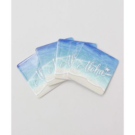 [^ԁF47HP5101-2025]nCYȃr[`vgꂽR[X^[4ZbgB\ʂ͉̂fނȂ̂łƂĂ̂fUCłB