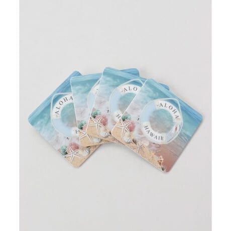 [^ԁF47HP5101-2025]nCYȃr[`vgꂽR[X^[4ZbgB\ʂ͉̂fނȂ̂łƂĂ̂fUCłB