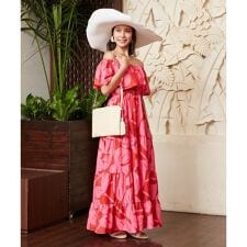 【マウナロア】フリルカラーＷＡＹワンピース