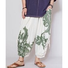 【チャイハネ】リドラ変形メンズサルエルパンツ