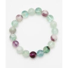 【岩座】【雨季限定】石花フローライト10mmブレスレット