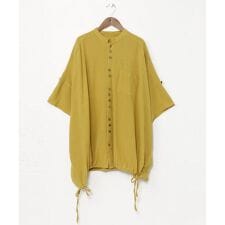 【チャイハネ】サラナメンズバンドカラーシャツ