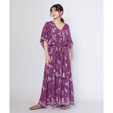 【チャイハネ】サマトVネックワンピース