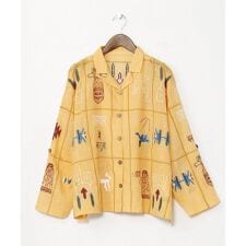 【チャイハネ】ラジャラン刺繍シャツ