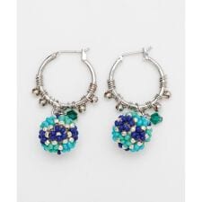 チャイハネ(CAYHANE)の【チャイハネ】フラワボールツブピアス