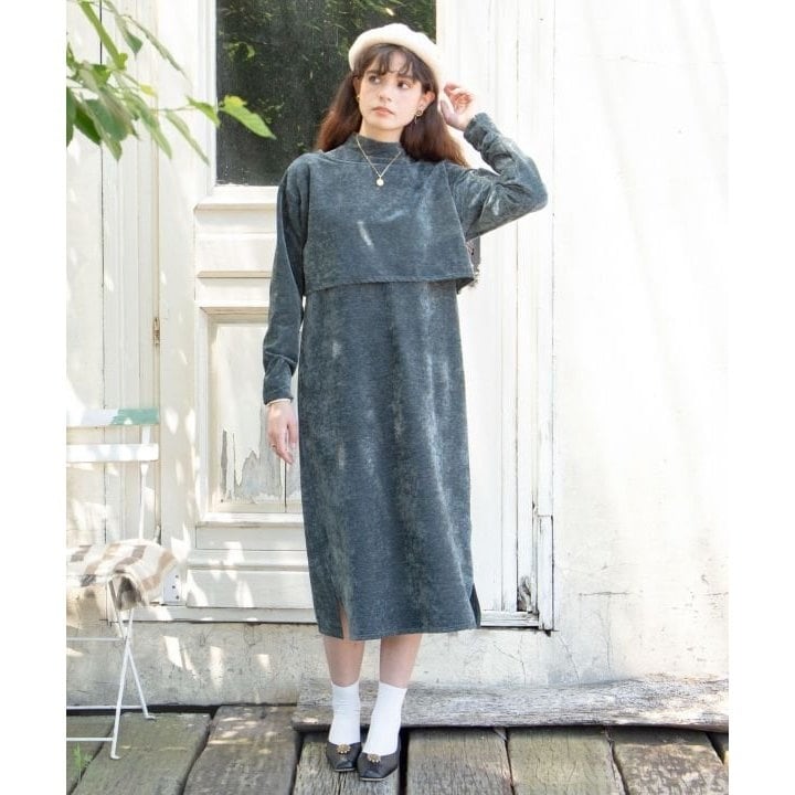【レア】イマン・Amima(アミナ) アンティーク襟のロングワンピース 花柄ロングワンピース｜allamanda(アラマンダ) 公式通販｜INGNI