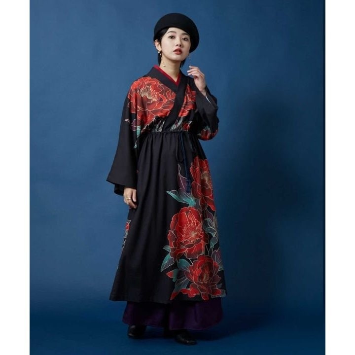 倭物やカヤ 吉事装いならいワンピース 長袖 着物風 カヤ】吉事装いならいワンピース | カヤ(kaya) | マルイウェブチャネル