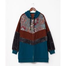 チャイハネ(CAYHANE)の【チャイハネ】ファーベルメンズフードカーディガン