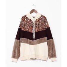 チャイハネ(CAYHANE)の【チャイハネ】ファーベルメンズフーディー