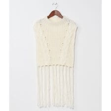 チャイハネ(CAYHANE)の【チャイハネ】ルティフリンジニットベスト