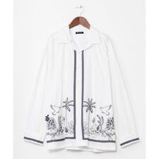 【チャイハネ】アイララ刺繍メンズシャツ