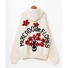 チャイハネ(CAYHANE)の【チャイハネ】メルデフ手編みニットメンズジャケット