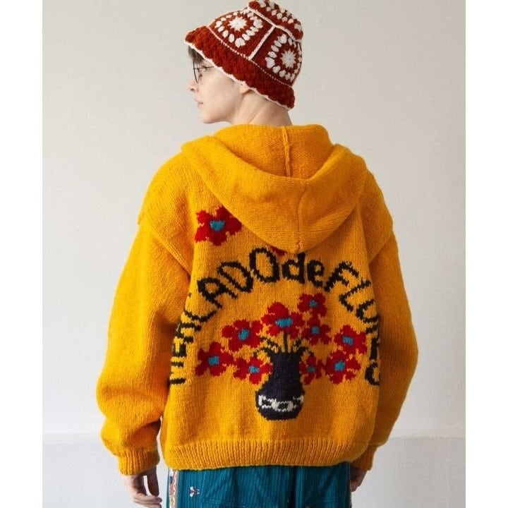 チャイハネ（CAYHANE）/【チャイハネ】メルデフ手編みニットメンズジャケット チャイハネ】メルデフ手編みニットメンズジャケット | チャイハネ