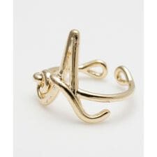 【チャイハネ】イニシャルワイヤーリング