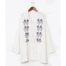 【チャイハネ】ペティナ刺繍メンズシャツ