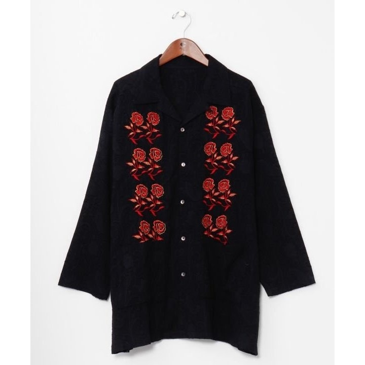 【チャイハネ】ペティナ刺繍メンズシャツ